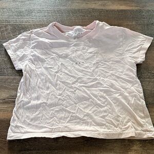 Roxy Soft Pink Kids Short Sleeve Tee